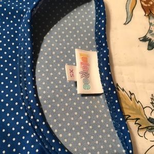 Lularoe Maria never worn — great blue color